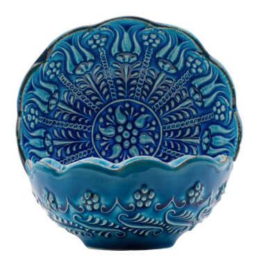 13 cm Turquoise Daisy Bowl