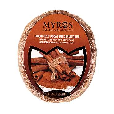 135 Gr Tarçın Özlü Süngerli Sabun - Myros