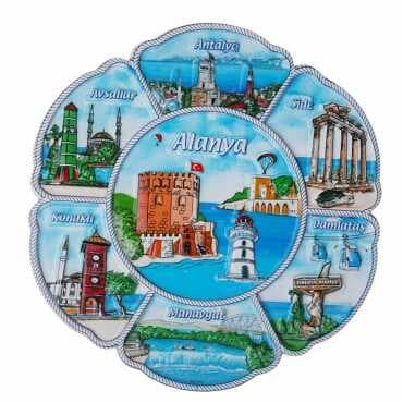 15 Cm Alanya Polyester Plate