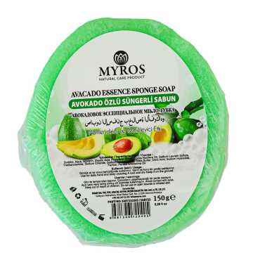 150 Gr Avakado Özlü Süngerli Sabun - Myros