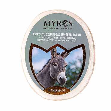 150 Gr Donkey Milk Infused Sponge Soap - 1