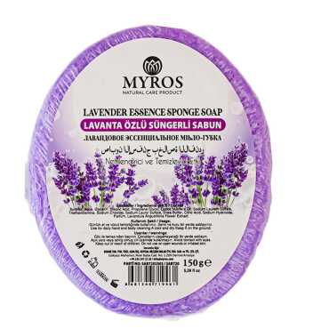 150 Gr Lavanta Özlü Süngerli Sabun - Myros