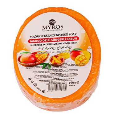 150 Gr Mango Infused Sponge Soap - Myros