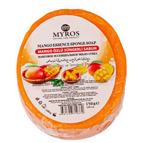 150 Gr Mango Infused Sponge Soap - 1