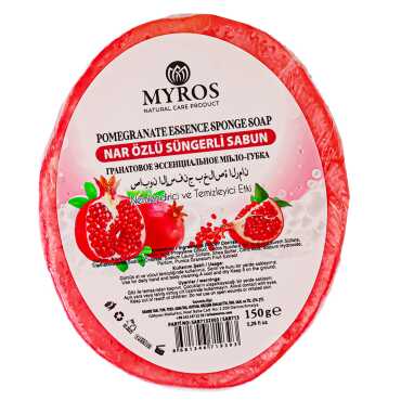 150 Gr Nar Özlü Süngerli Sabun - Myros