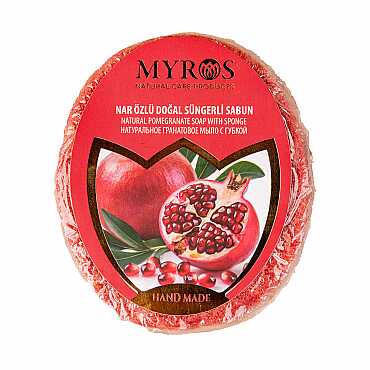 150 Gr Pomegranate Extract Sponge Soap - Myros