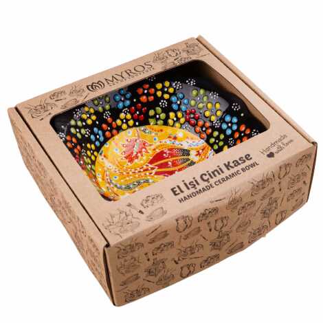 16 CM KUTULU ÖZEL KABARTMA PAPATYA KASE - 7