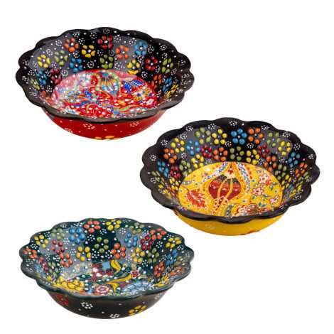 16 CM KUTULU ÖZEL KABARTMA PAPATYA KASE - 2