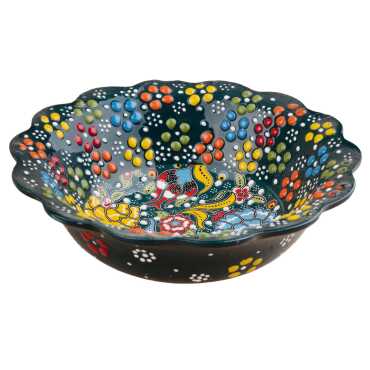 16 CM KUTULU ÖZEL KABARTMA PAPATYA KASE - 4