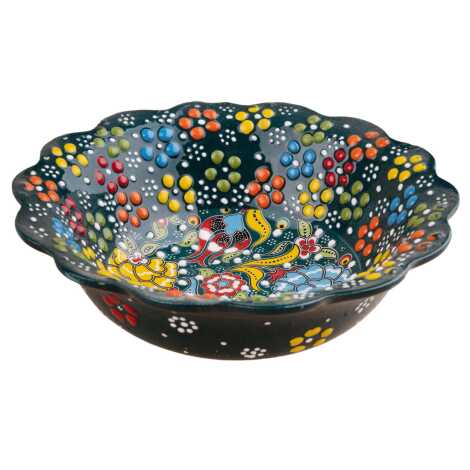 16 CM KUTULU ÖZEL KABARTMA PAPATYA KASE - 4