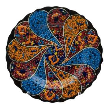 18 cm Tezhip Plate - 3