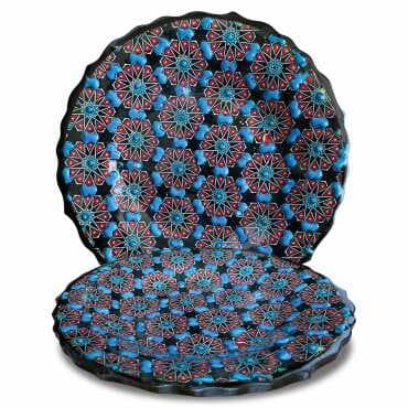 18 cm Tezhip Plate - 4