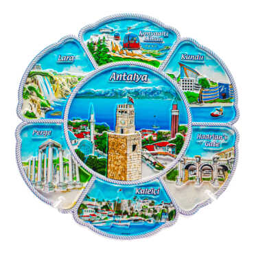 20 cm Antalya Decorative Polyester Plate