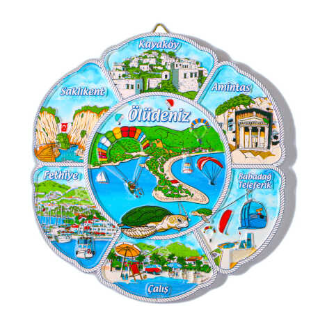20 cm Fethiye Polyester Plate - 1
