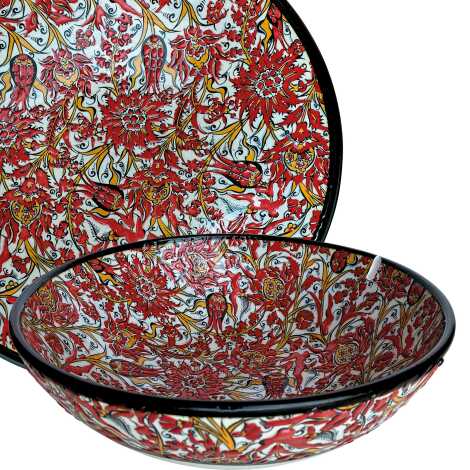 25 cm Tezhip Bowl - 1