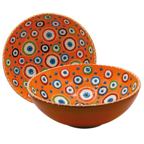 30 cm Nazar Embossed Bowl - 3