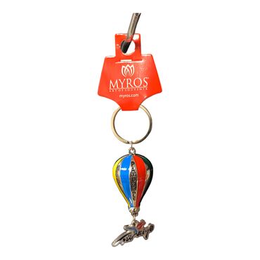 3D Pamukkale Balloon Keychain - Thumbnail