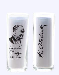 Atatürk Temalı Rakı Bardağı