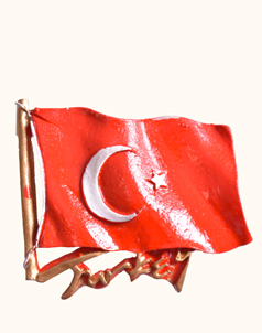 Türkiye Temalı Polyester Magnet