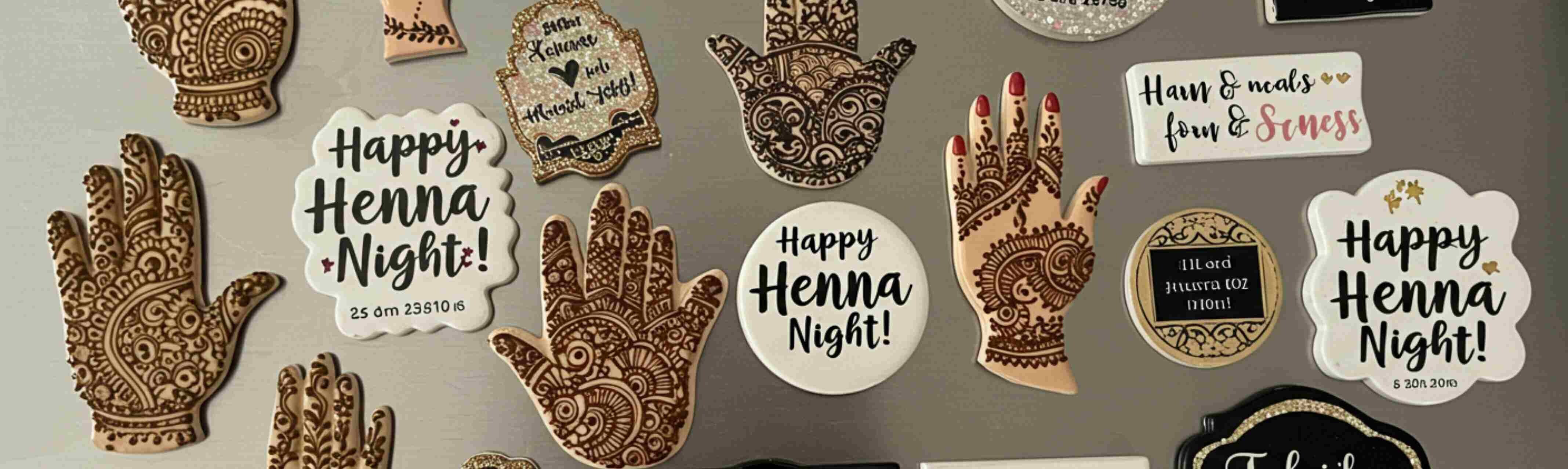 Kına Gecesi için Toptan Magnet Alımı