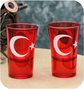 Bayraklı Shot Bardaklar