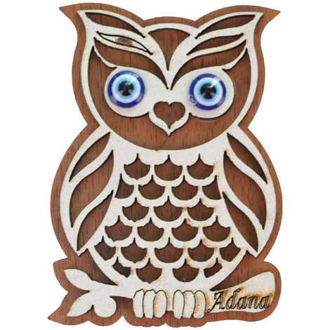 Toptan Adana Temalı Myros Ahşap Magnet - 8