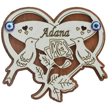 Toptan Adana Temalı Myros Ahşap Magnet - 9