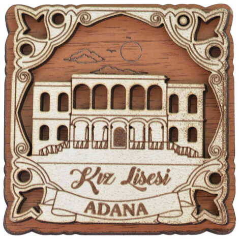 Toptan Adana Temalı Myros Ahşap Magnet - 12
