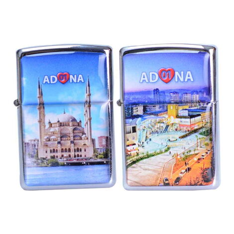 Toptan Adana Temalı Myros Benzinli Çakmak - 3