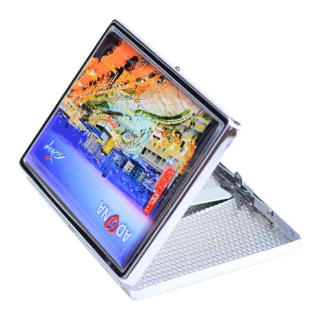 Toptan Adana Temalı Myros Metal Büyük Sigara Tabakası 103x80x11 mm - 2