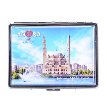 Toptan Adana Temalı Myros Metal Büyük Sigara Tabakası 103x80x11 mm - 4