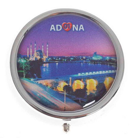 Toptan Adana Temalı Myros Metal Cep Küllük 50x15 mm - 3