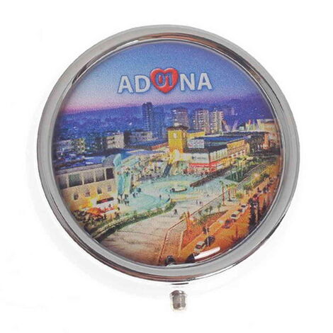 Toptan Adana Temalı Myros Metal Cep Küllük 50x15 mm - 4