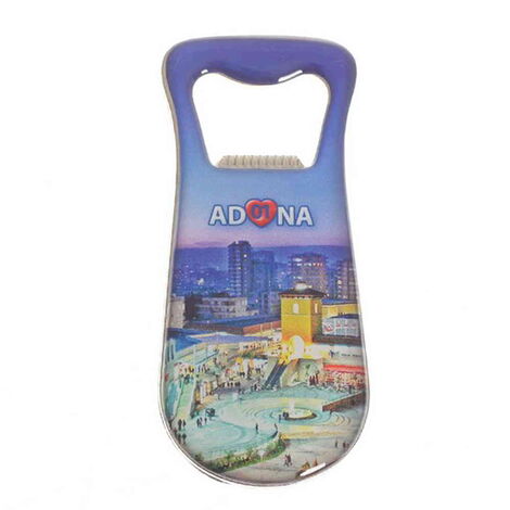 Toptan Adana Temalı Myros Metal Damla Açacak Magnet 95x42 mm - 4