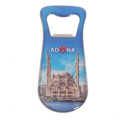 Toptan Adana Temalı Myros Metal Damla Açacak Magnet 95x42 mm - 5