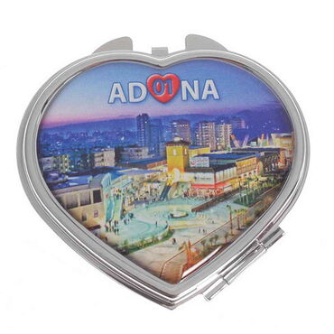 Toptan Adana Temalı Myros Kalp Ayna 70*65*8 Mm - 3