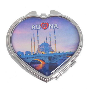Toptan Adana Temalı Myros Kalp Ayna 70*65*8 Mm - 5