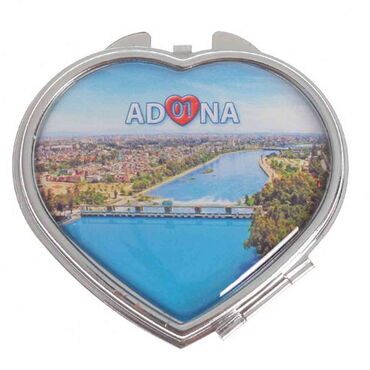 Toptan Adana Temalı Myros Kalp Ayna 70*65*8 Mm - 6