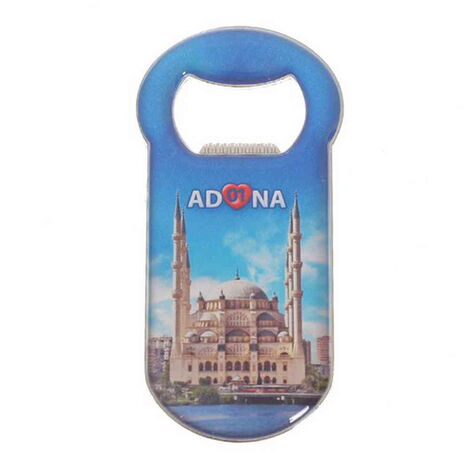 Toptan Adana Temalı Myros Metal Klasik Açacak Magnet 90x45 mm - 1