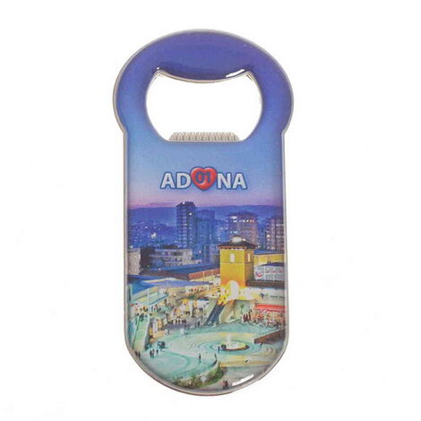 Toptan Adana Temalı Myros Metal Klasik Açacak Magnet 90x45 mm - 4