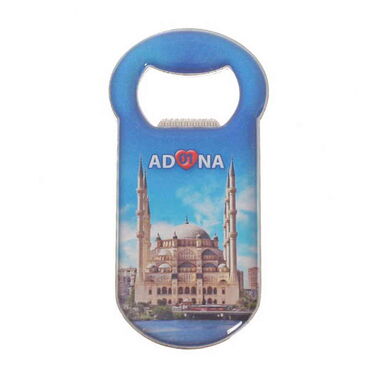 Toptan Adana Temalı Myros Metal Klasik Açacak Magnet 90x45 mm - 5