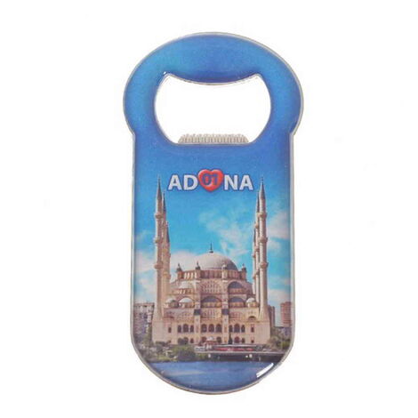 Toptan Adana Temalı Myros Metal Klasik Açacak Magnet 90x45 mm - 5