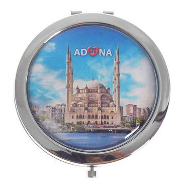 Toptan Adana Temalı Myros Metal Yuvarlak Ayna 70x11 mm - 5