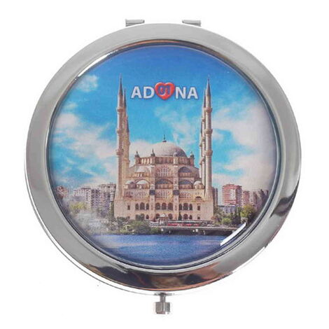 Toptan Adana Temalı Myros Metal Yuvarlak Ayna 70x11 mm - 5