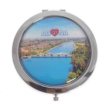 Toptan Adana Temalı Myros Metal Yuvarlak Ayna 70x11 mm - 6