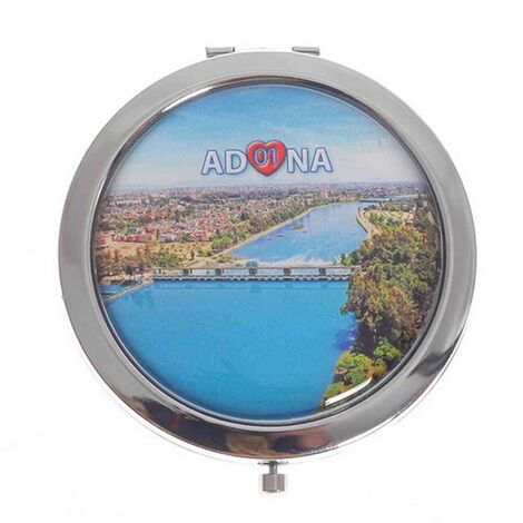 Toptan Adana Temalı Myros Metal Yuvarlak Ayna 70x11 mm - 6