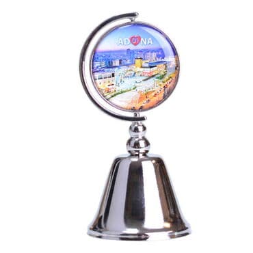 Adana Themed Collectible Souvenir Metal Bell 44x90 mm - 4