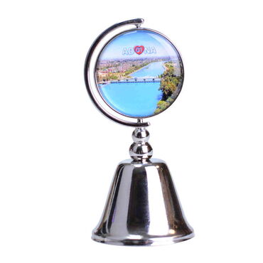 Toptan Adana Temalı Myros Metal Yuvarlak Çan 44x90 mm - 6