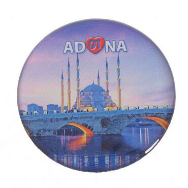 Toptan Adana Temalı Myros Yuvarlak Magnet 67 mm - 3