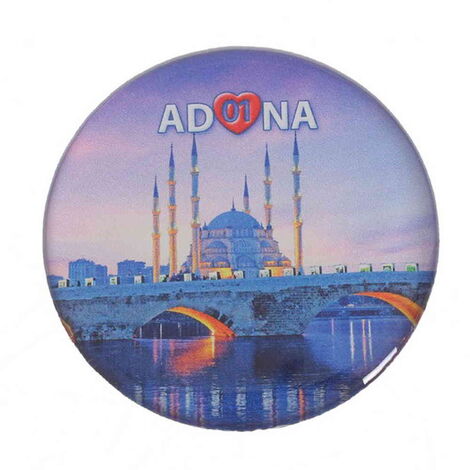 Toptan Adana Temalı Myros Yuvarlak Magnet 67 mm - 3